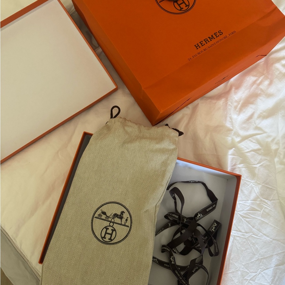 Authentic Hermes Shopping BAG + BOX + DUSTBAG + CARD HOLDER